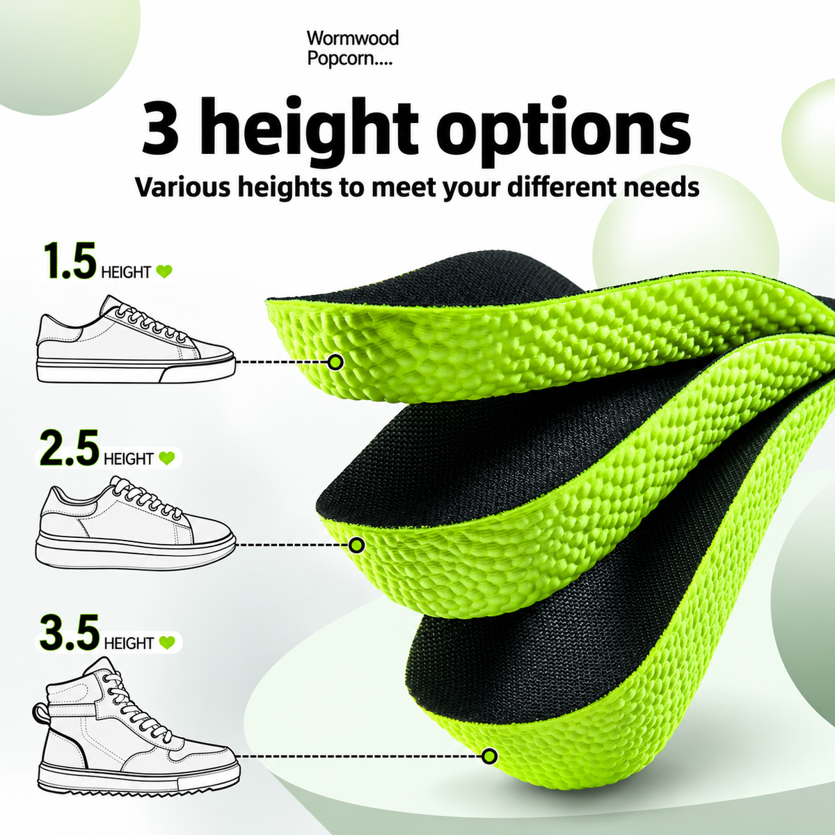 HeightMax™ - Height-Boost Comfort Insoles