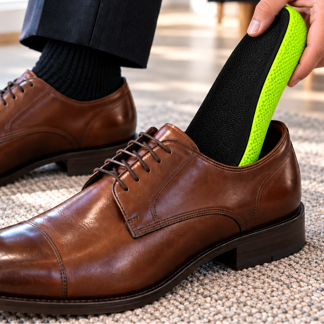Keep the shoes you love. Just stand taller in them.